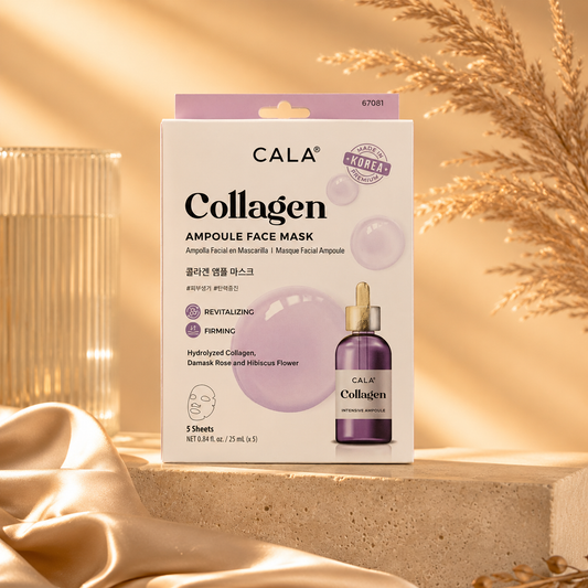 CALA Collagen Ampoule Face Mask — 5 Sheets