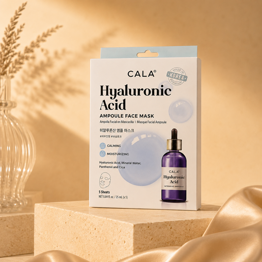 CALA Hyaluronic Acid Ampoule Face Mask — 5 Sheets